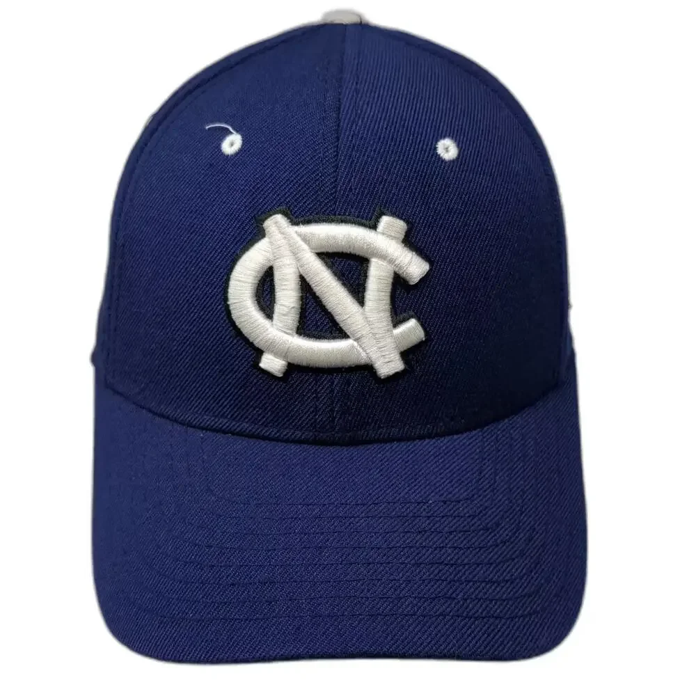 Zephyr North Carolina Tar Heels NCAA Blue Baseball Cap 7 1/8 Fitted Hat NC Logo